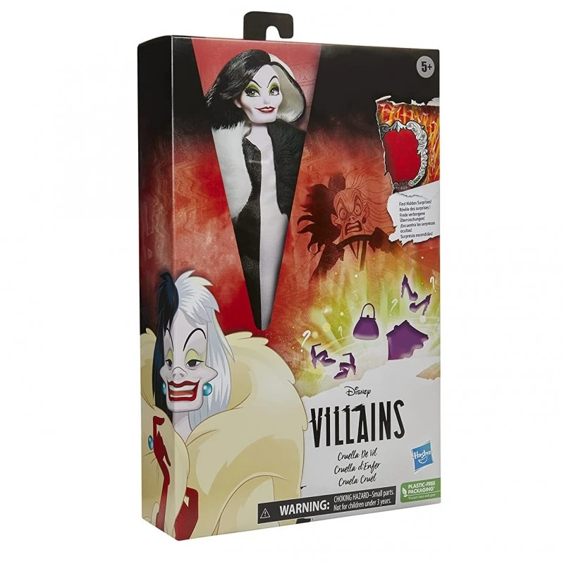 Кукла Круела от 101 Далматинци Fasion Doll, 28 см., 3+ години